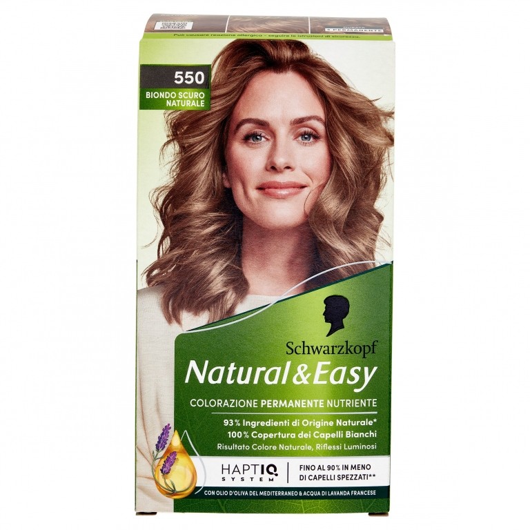 COLOR.TEST.NATURAL&EASY N.550 BIONDO SC.