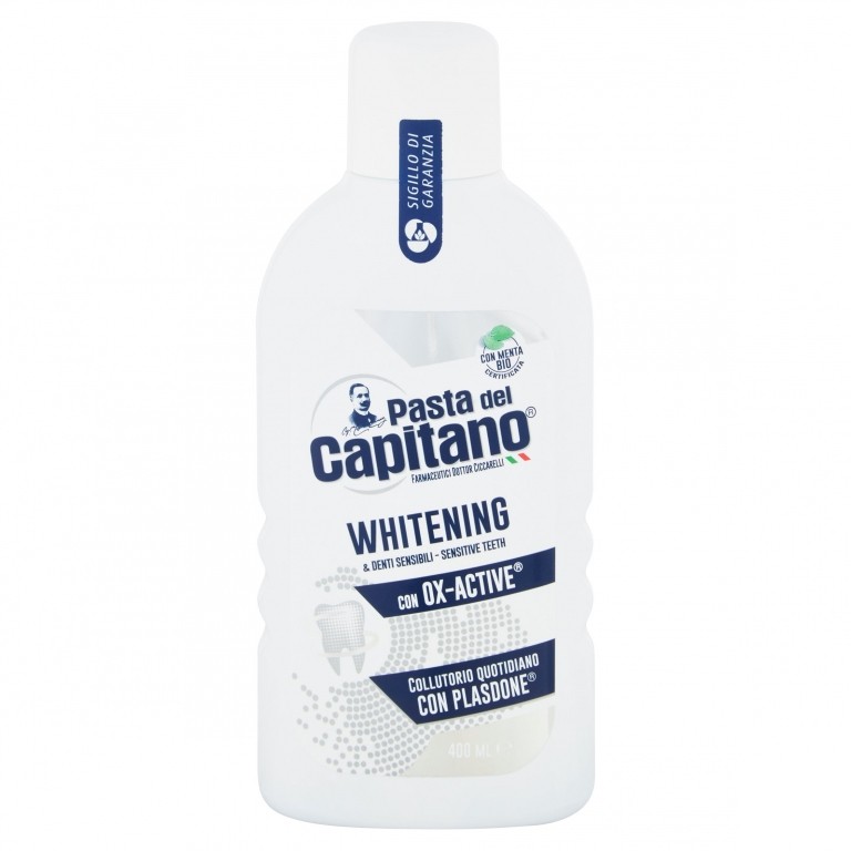 COLLUTORIO PASTA DEL CAPITANO WHITENING ML.400