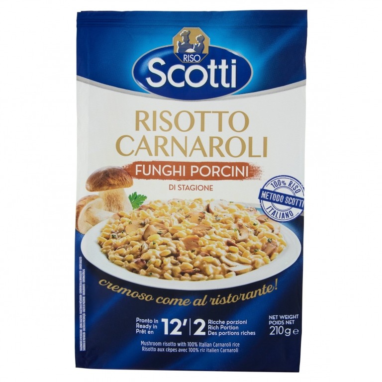 RISOTTO SCOTTI PORCINO GR.210