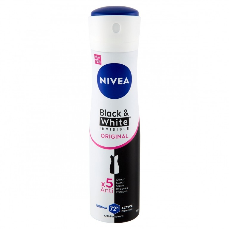 DEO NIVEA SPRAY BLACK&WHITE ORIGINAL ML.150