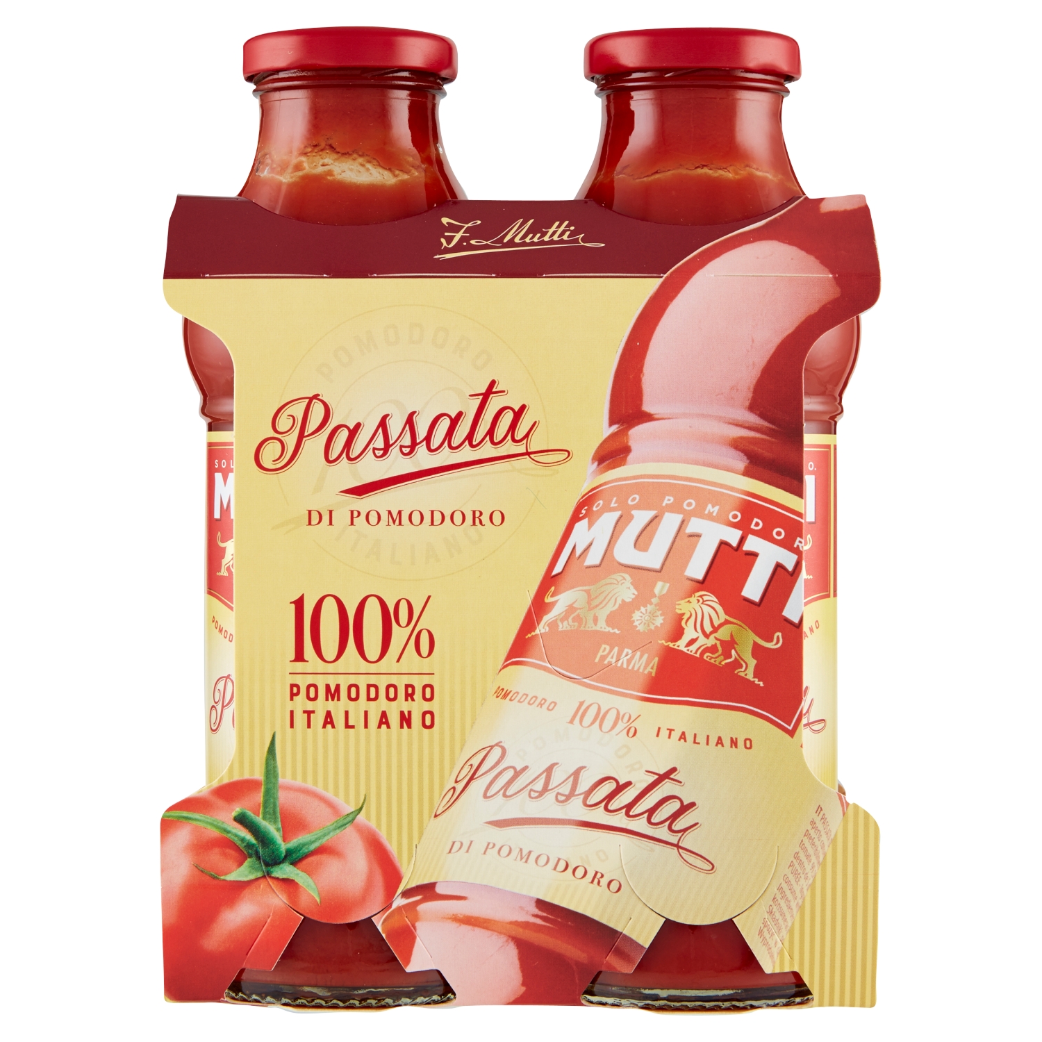 PASSATA MUTTI VETRO GR.400X2