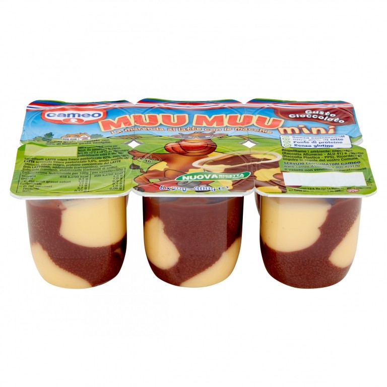 CAMEO MUU MUU MINI CIOCCOLATO 6X50
