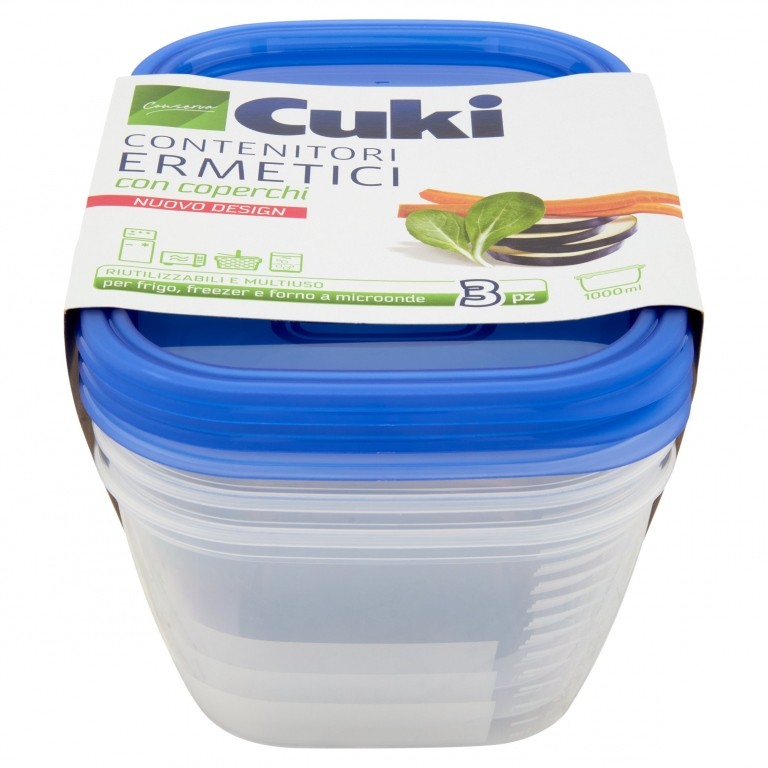 CUKI VASCH.FREEZER-MICROONDE PZ.3 RETTANGOLARE