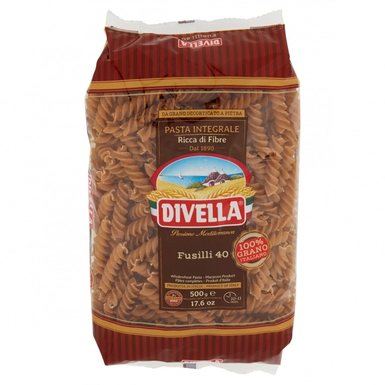 PASTA DIVELLA INTEGRALE FUSILLI GR.500