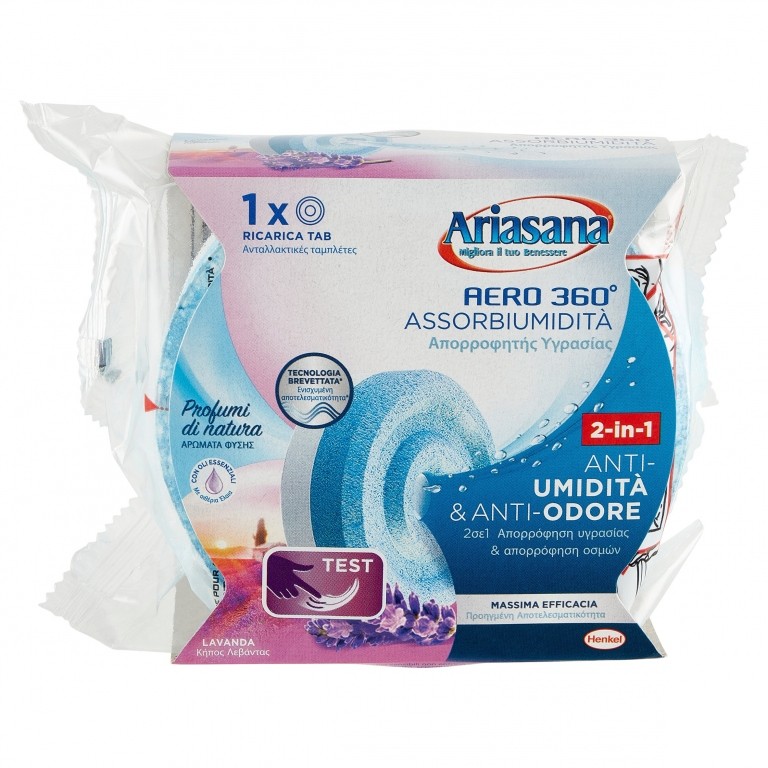 ARIASANA AREO 360°RICARICA TAB LAVANDA G.450