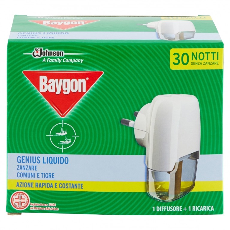 BAYGON GENIUS LIQUIDO BASE+RICARICA