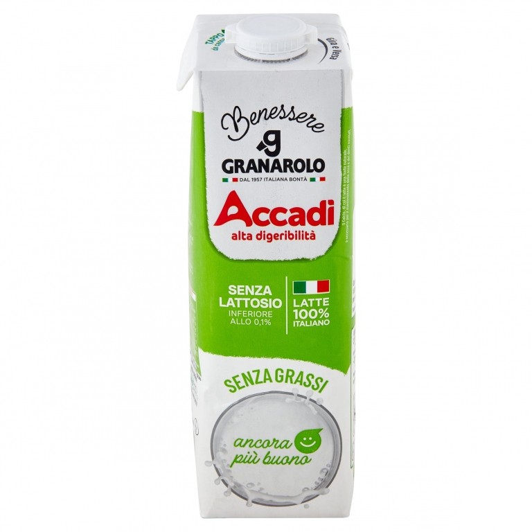 LATTE GRANAROLO ACCADI SCREMATO LT.1 BTG