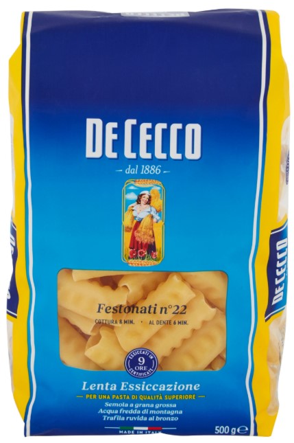 PASTA DE CECCO N.22 FESTONATI GR.500