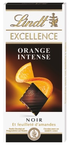 LINDT TAV.EXCELLENCE ORANGE INTENSE GR100