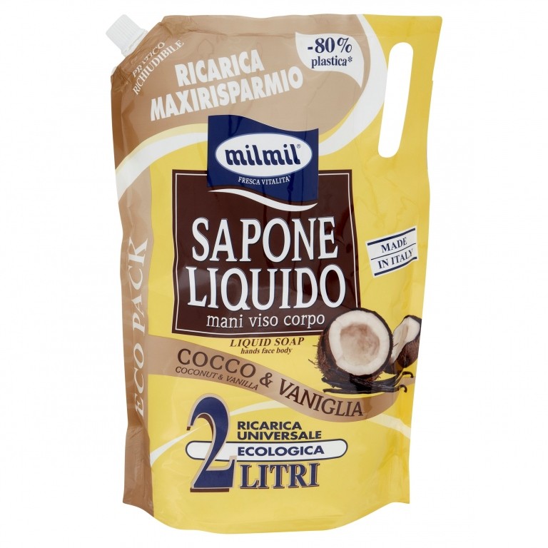 SAP.LIQ.MIL MIL LT.2 BUSTA COCCO&VANIGLIA