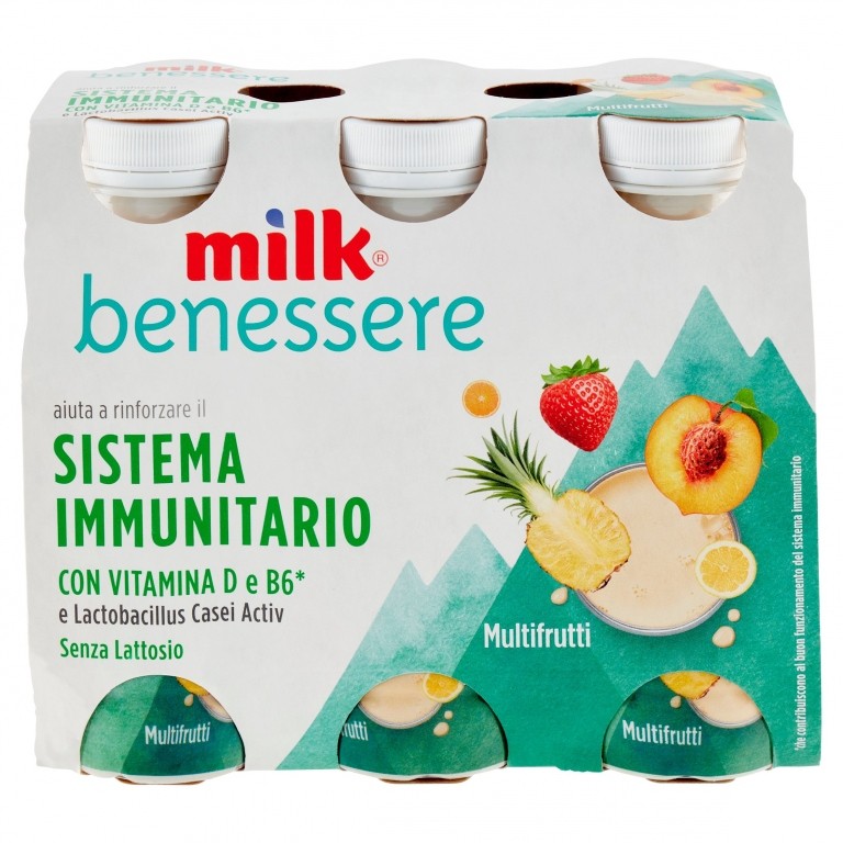 YOGURT MILK RINFORZO MULTIFRUTTO ML.100X6