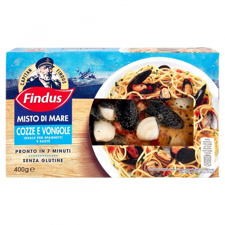MISTO MARE COZZE/VONGOLE FINDUS GR.400