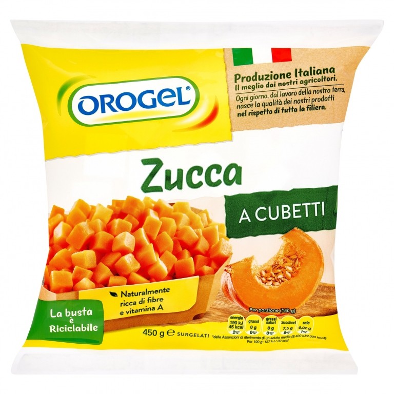 ZUCCA CUBETTI OROGEL GR.450