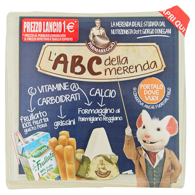 L'ABC DELLA MERENDA FORMAGGINO PARMAREGGIO