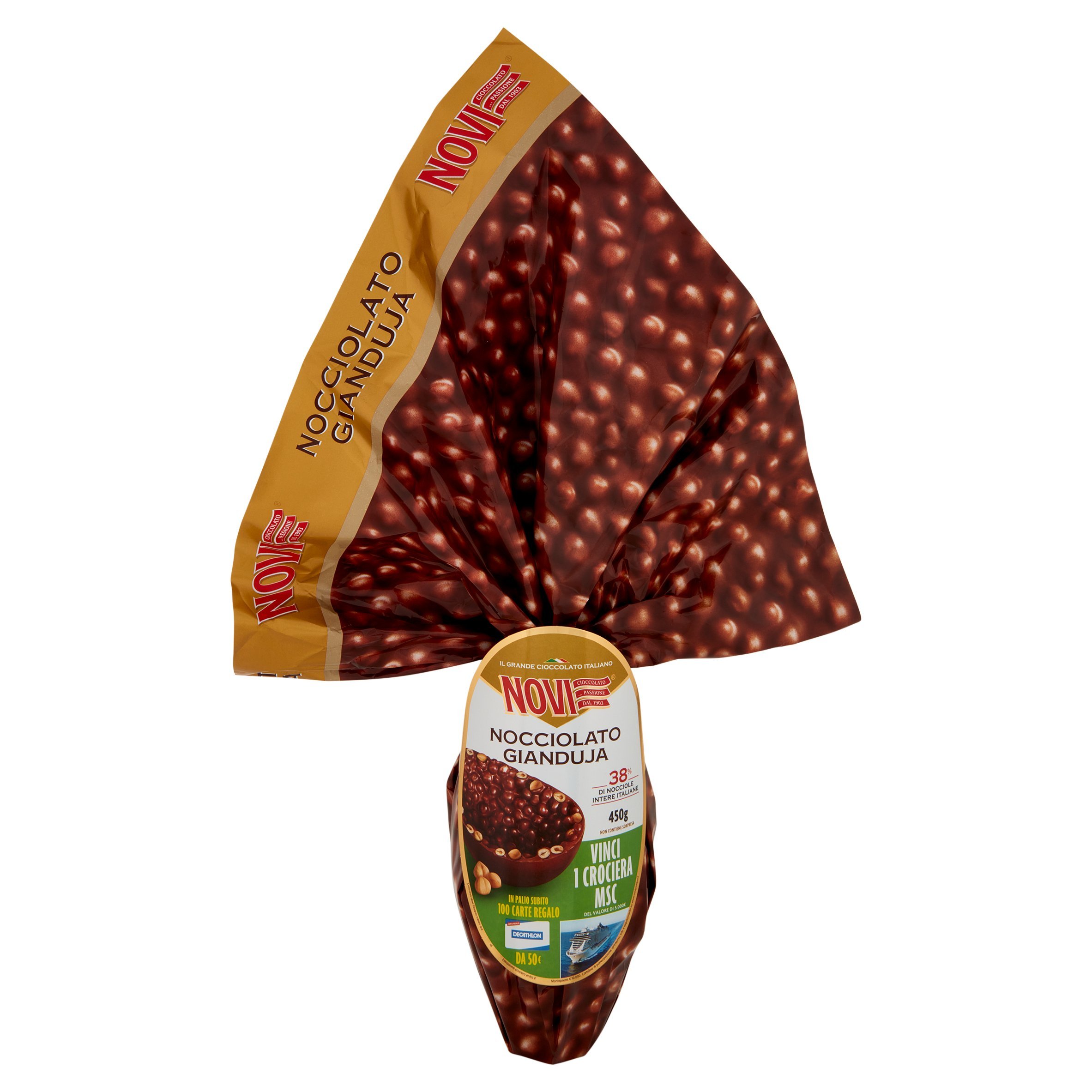 UOVO NOVI NOCCIOLATO GIANDUJA GR.450