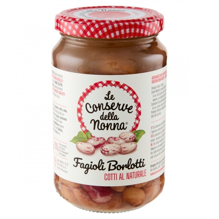 FAGIOLI BORLOTTI CONSERVE NONNA GR.360