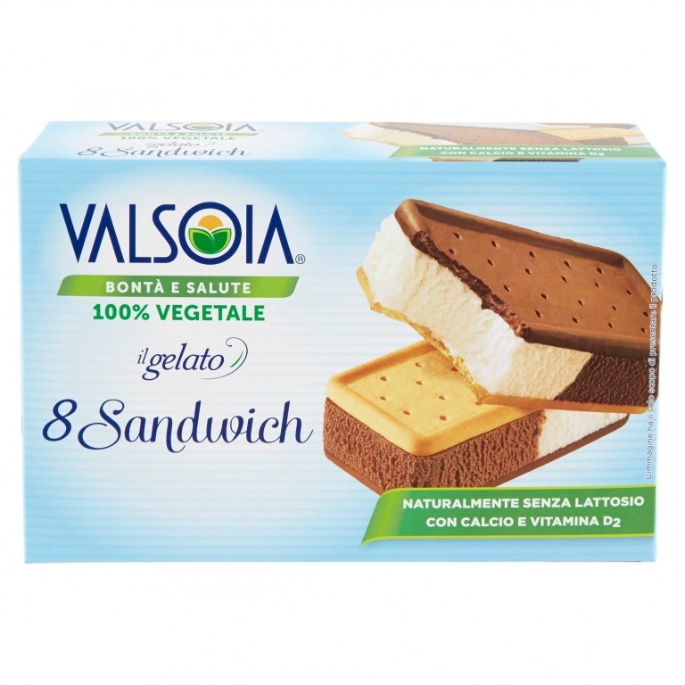 VALSOIA 8 SANDWICH C/CALCIO VIT.D2 GR.320