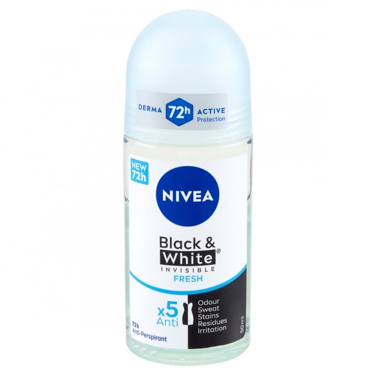 DEO NIVEA ROLL-ON INV. FRESH BLACK&WHITE ML.50