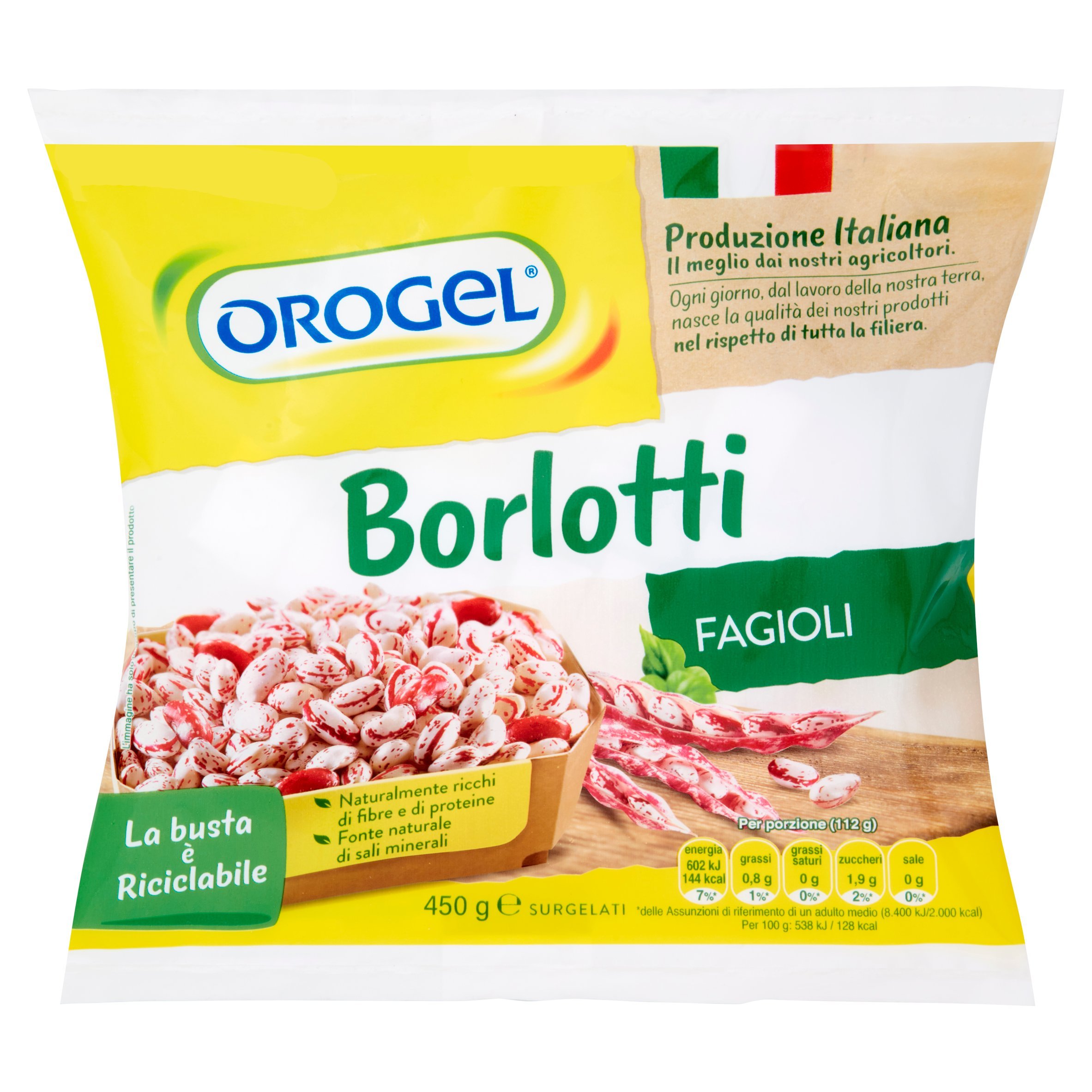 OROGEL FAGIOLI BORLOTTI GR.450