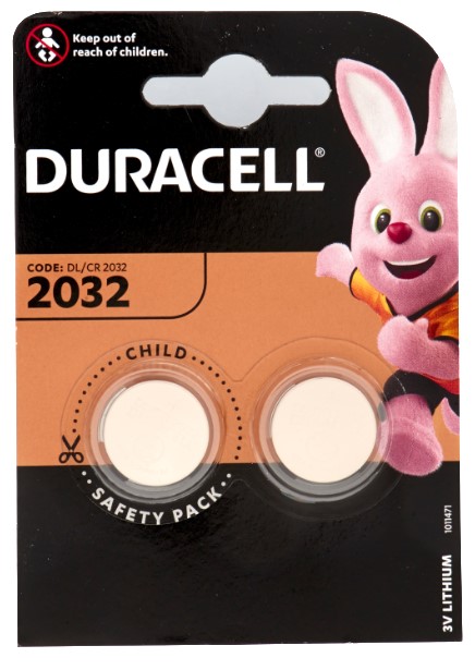 DURACELL BATTERIA 2032 A BOTTONE X2