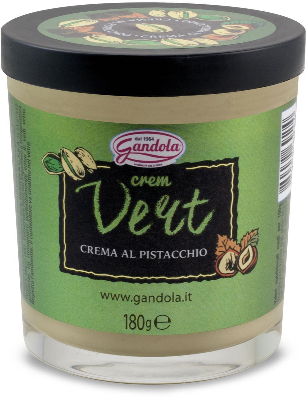 GANDOLA CREMA AL PISTACCHIO GR.180 BICC.