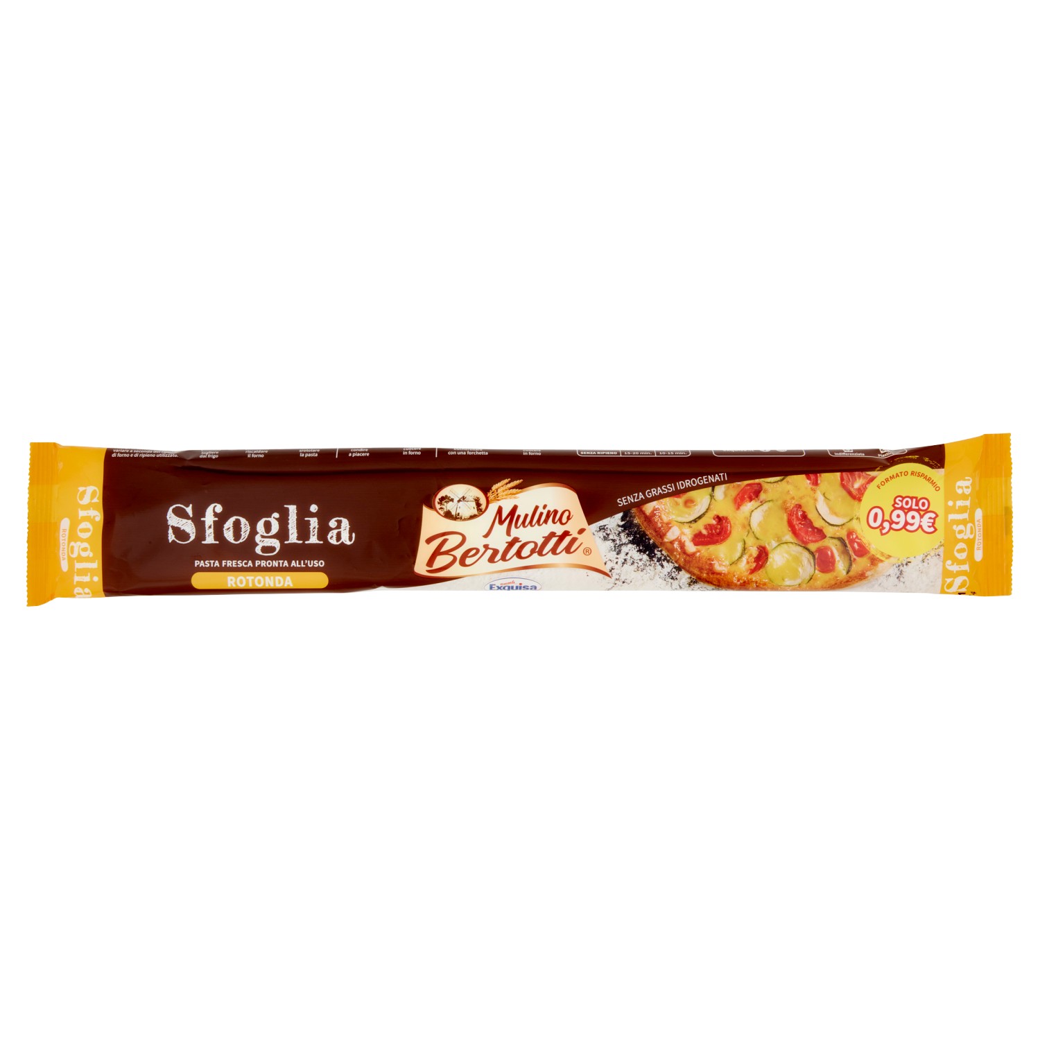 PASTA SFOGLIA ROTONDA MULINO BERTOTTI EXQUISA G230