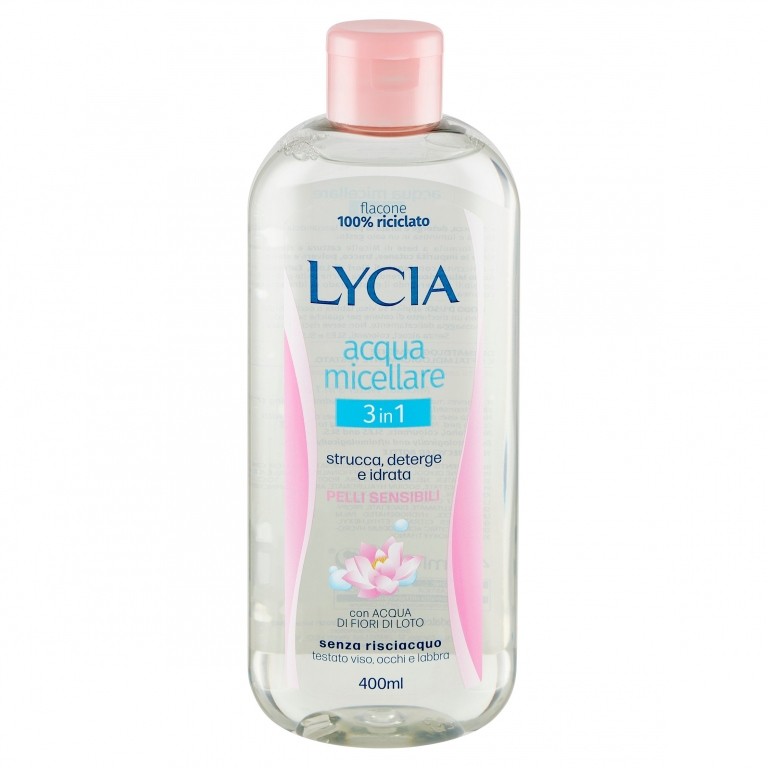 ACQUA MICELLARE LYCIA PELLI SENSIBILI ML.400