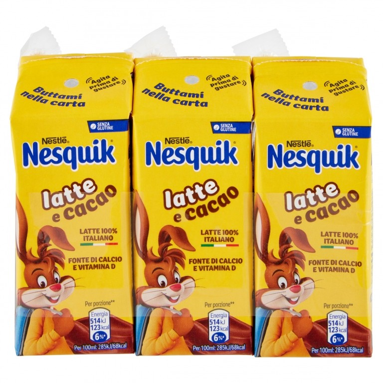 NESQUIK NESTLE' DA BERE ML.180X3