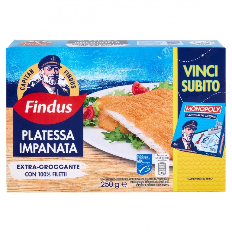 FILETTI DI PLAT.IMP.FINDUS GR.250 NEW