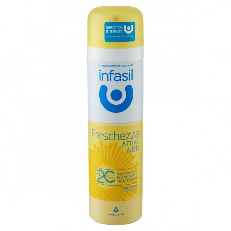 DEO INFASIL SPRAY FRESCHEZZA ATTIVA 48H ML.150
