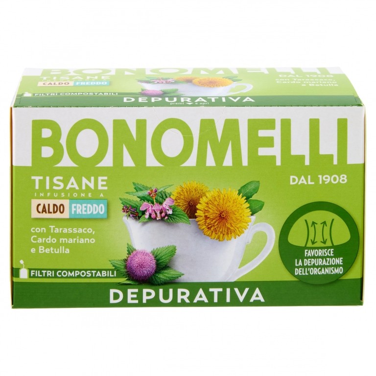 TISANA BONOMELLI DEPURATIVA 16 FILTRI