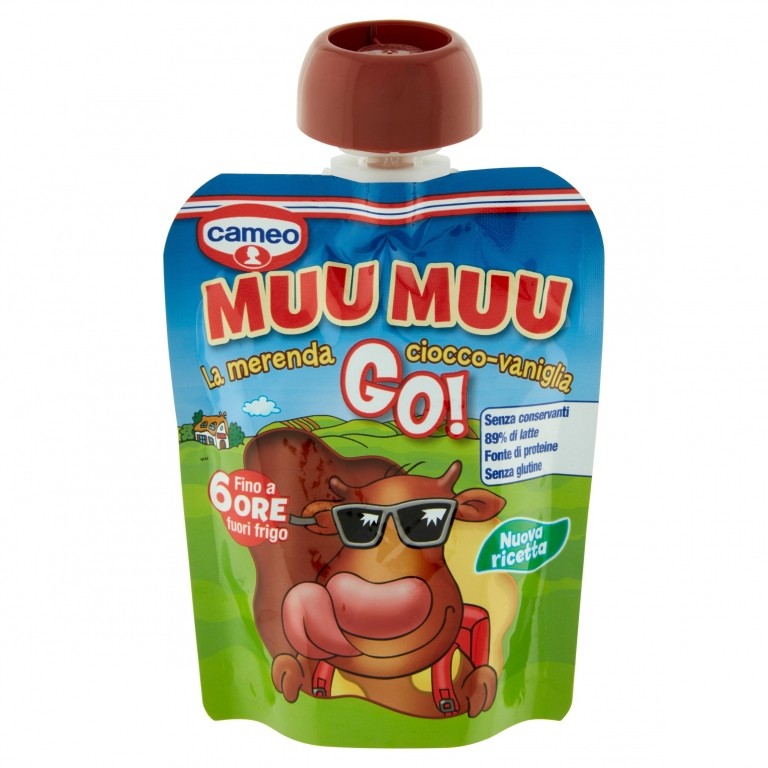 BUDINO MUU MUU GO SQUEEZ&GO GR.80 CIOCCOLATO VANIG
