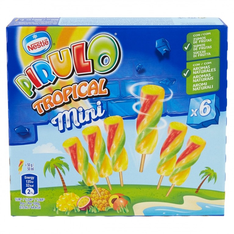 NESTLE'MINI PIRULO TROPICAL X6 G300