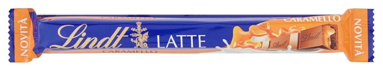 LINDT BARRETTA SNACK CARAMELLO GR.39