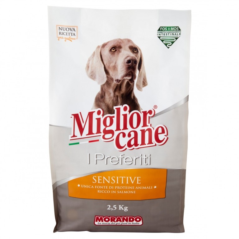 MORANDO CANE SECCO PREF.KG.2,5 SENSITIVE PESCE