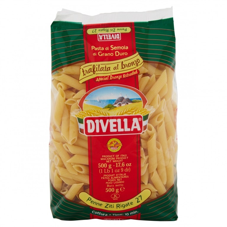 PASTA DIVELLA N.27 PENNE R.BRONZO GR500