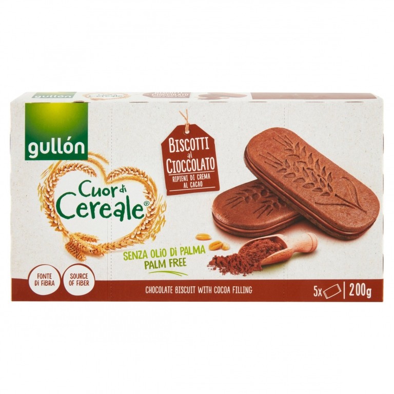 BISC.GULLON CDC RIPIENI AL CACAO 200G