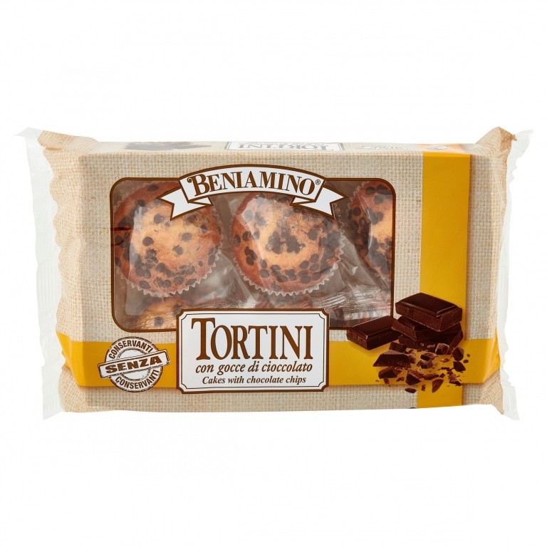 TORTINI BENIAMINO C/GOCCE CIOCC.GR.250