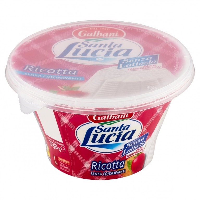 RICOTTA SANTA LUCIA SENZA LATTOSIO GR.230