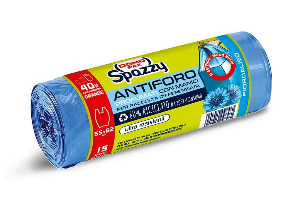 SACC.NETT.DOMOPAK SPAZZY FIORDALISO LT40 55X62 C/M
