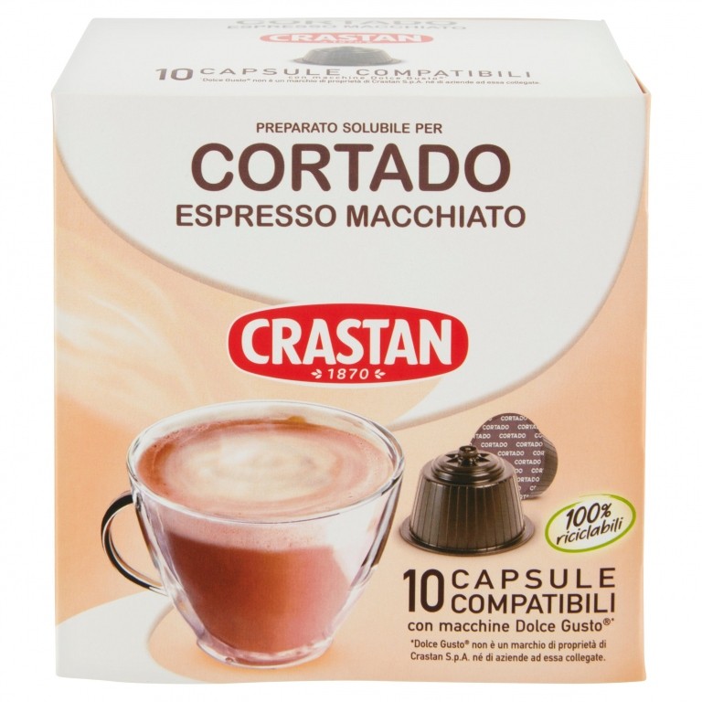 CRASTAN CORTADO ESPR.M.CAPS X10PZ DOLCEGUSTO