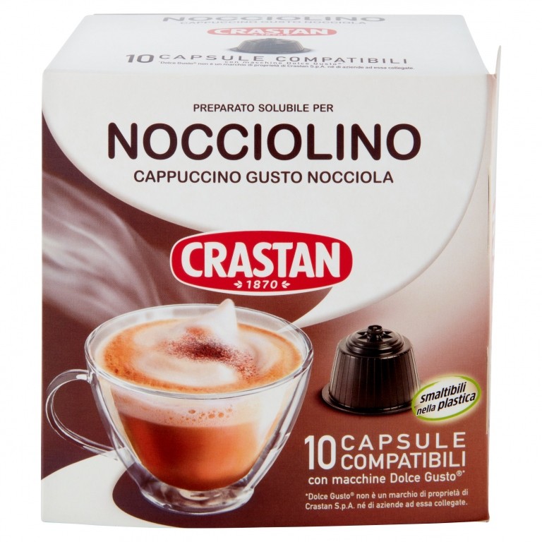 CRASTAN NOCCIOLINO CAPS X10PZ DOLCEGUSTO