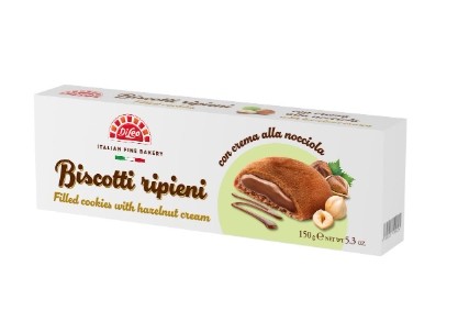 BISC.DI LEO RIPIENI NOCCIOLA GR.150