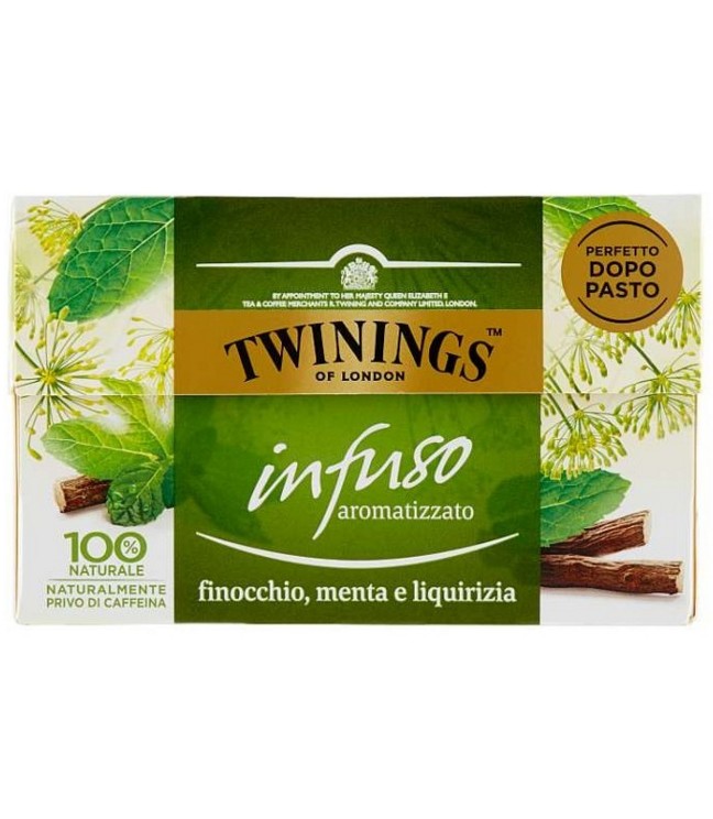 INFUSI TWININGS GR.40X20BS FIN/LIQ/MENTA