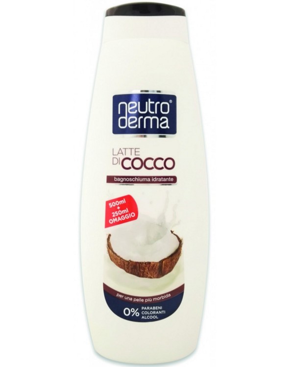 BAGNOSCH.NEUTRODERMA LATTE DI COCCO ML.750