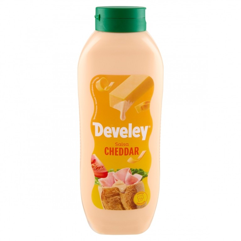 SALSA DEVELEY CHEDDAR ML.875
