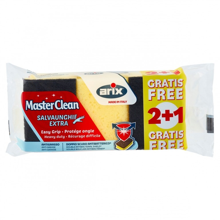 ARIX SPUGNA MASTER CLEAN SALVA UNGHIE EXTRA PZ.2+1