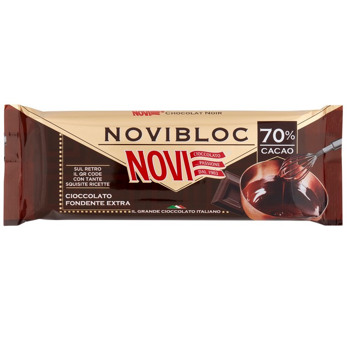 NOVI CIOCC.NOVIBLOC FONDENTE 70% G150 (1531)