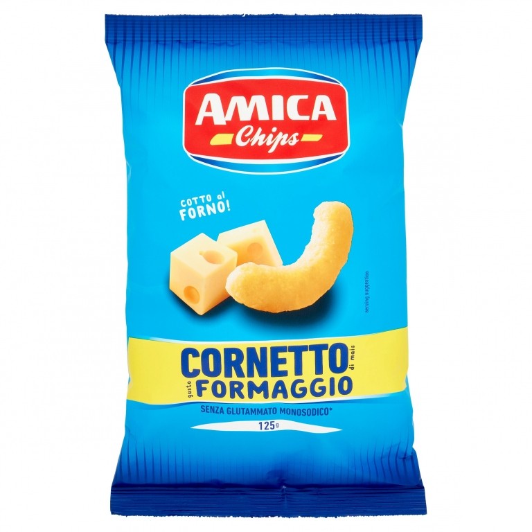 AMICA CHIPS CORNETTO FORMAGGIO GR.125