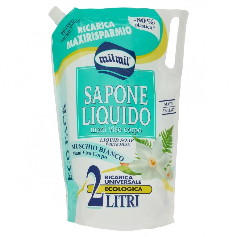 SAP.LIQ.MIL MIL LT.2 BUSTA MUSCHIO BIANCO